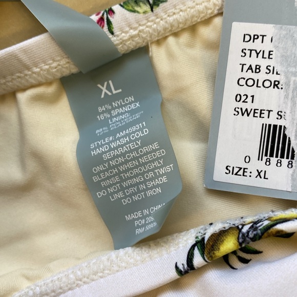 Antonio Melani Sweet Summer Fruit Bikini Bottom NEW - Picture 6 of 7